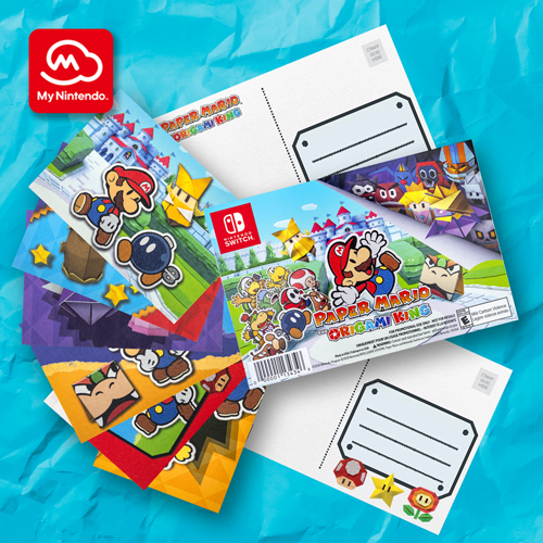 Paper Mario™: The Origami King Postcard Set | Rewards | My Nintendo