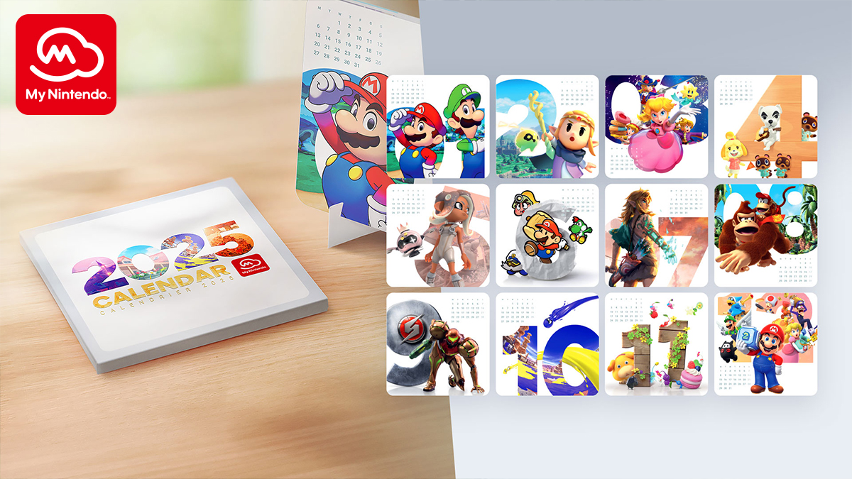 My Nintendo 20245Desktop Calendar