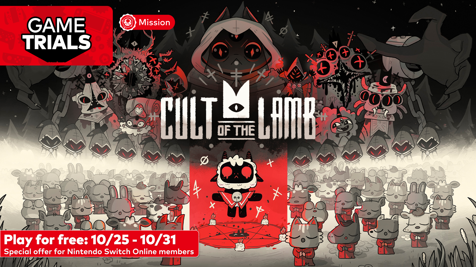 Try the latest Game Trial, Cult of the Lamb | マイニンテンドーから
