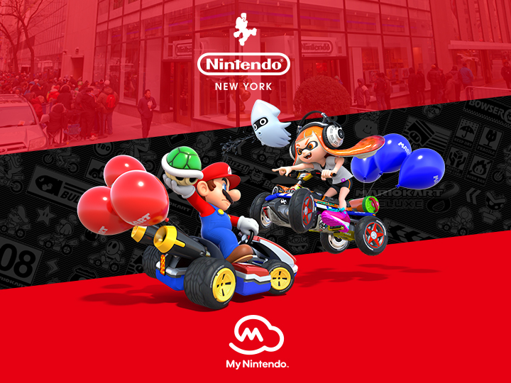 My Nintendo member exclusive: Free Kart™ 8 Deluxe poster at Nintendo New York | My Nintendo news | My Nintendo