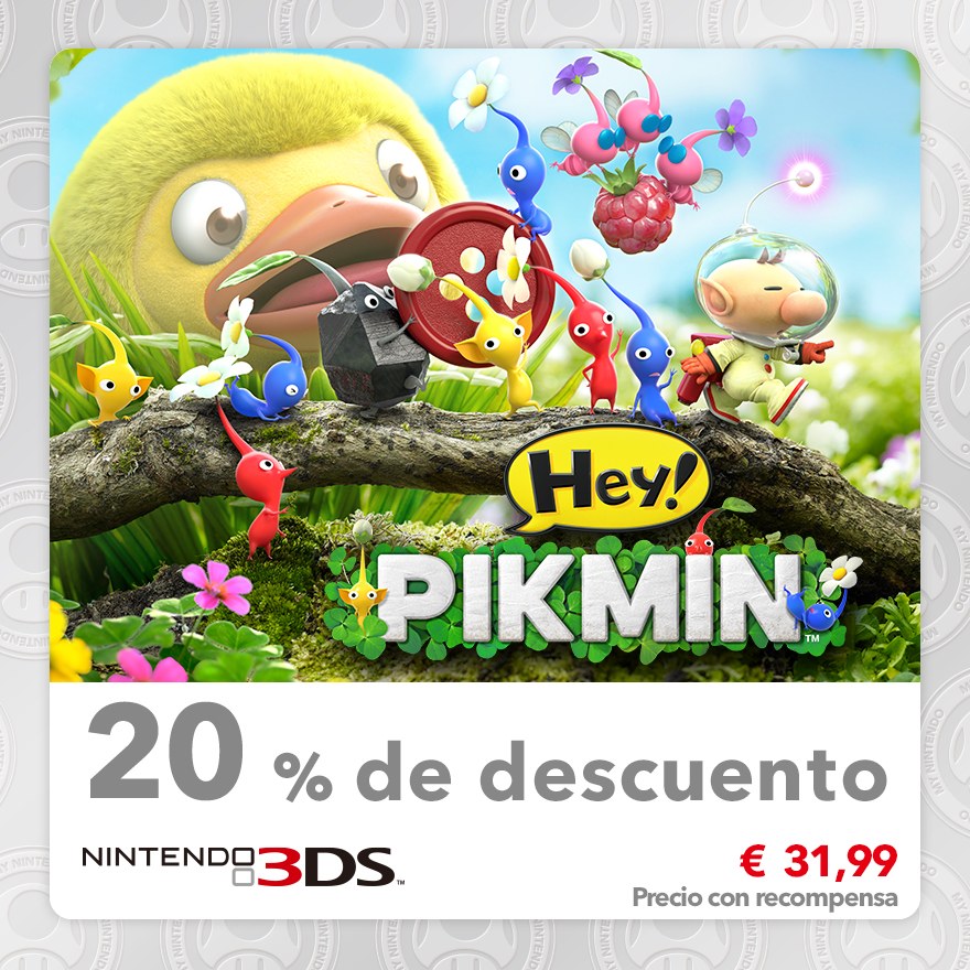 20 % de descuento en Hey! Pikmin