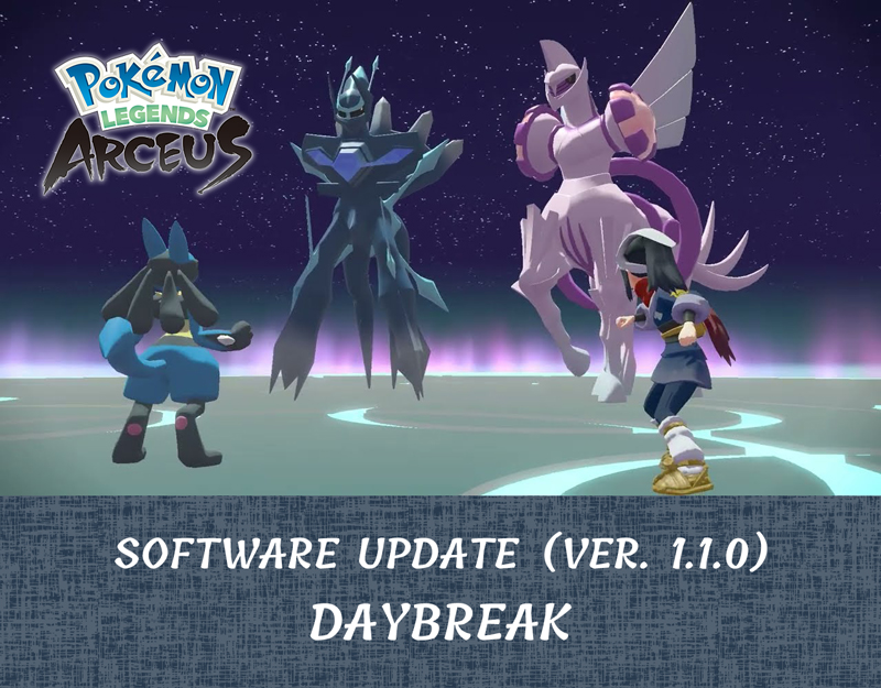 Pokémon Legends: Arceus Daybreak content update