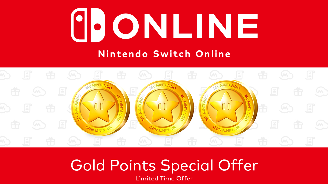 Buy 12-month Nintendo Switch Online membership and get My Nintendo Gold Points. | My Nintendo news | My Nintendo