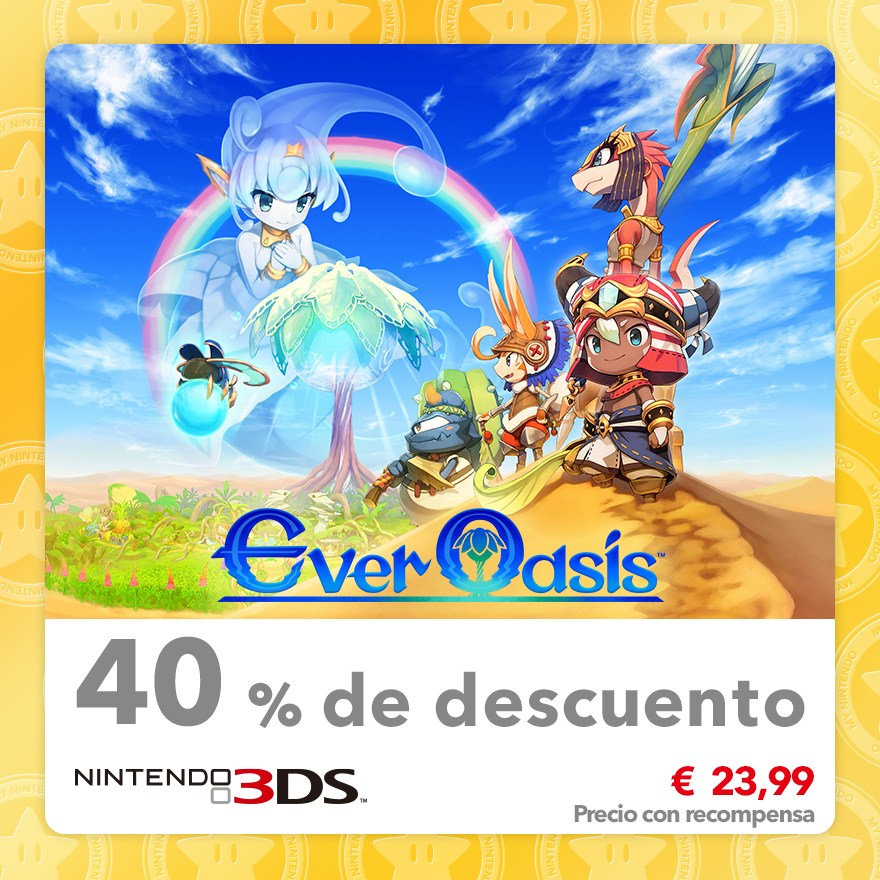 40 % de descuento en Ever Oasis