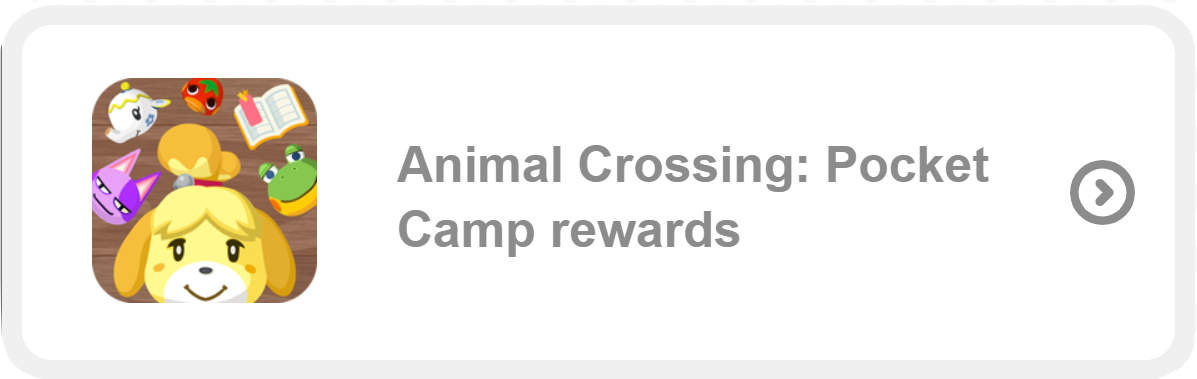Printable: Animal Crossing™: Pocket Camp  -  rewards