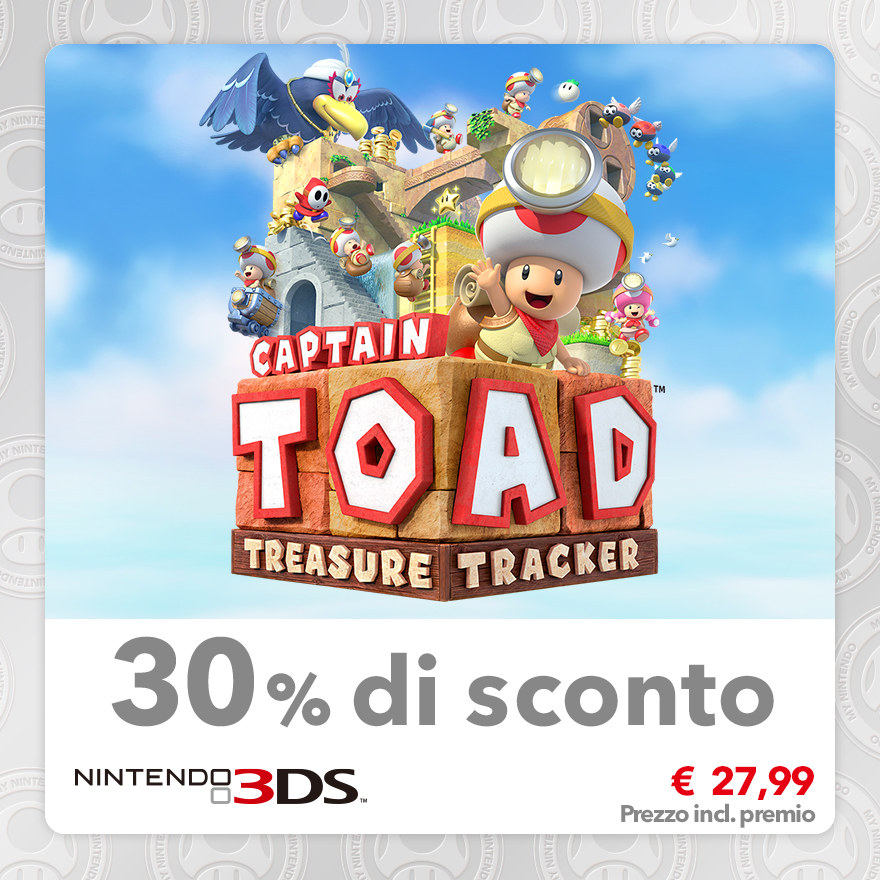 Sconto del 30% su Captain Toad: Treasure Tracker