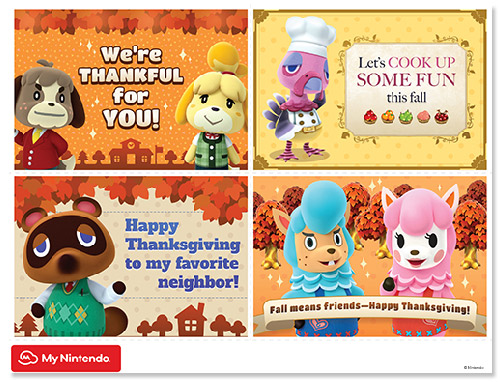 nintendo animal crossing cards