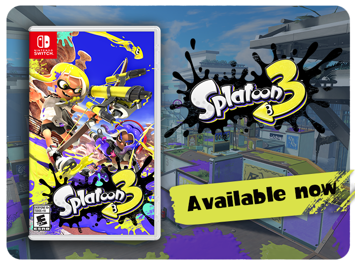 Splatoon 3 available now