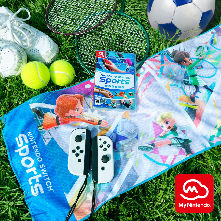 The Nintendo Switch Sports Spocco Square Cooling Towel reward is here