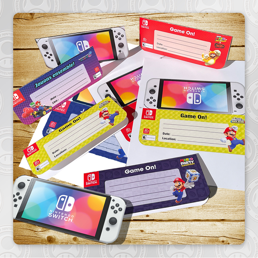Printable: Nintendo Switch™ — OLED Model game party