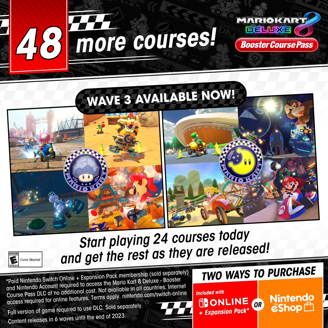 Mario Kart 8 Deluxe — Booster Course Pass Wave 3 Available Now Novidades Do My Nintendo 3943