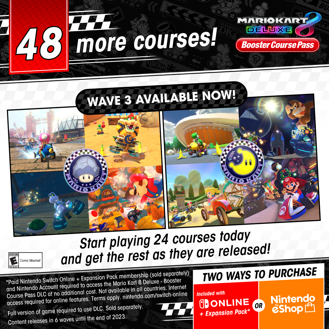 Mario Kart 8 Deluxe Booster Course Pass Wave 3 (2022), Switch eShop DLC