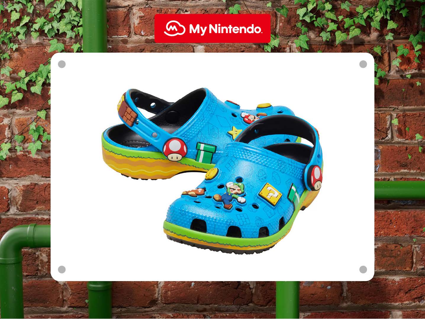 My Nintendo™ Crocs™ x Super Mario™ Sweepstakes | Rewards | My Nintendo