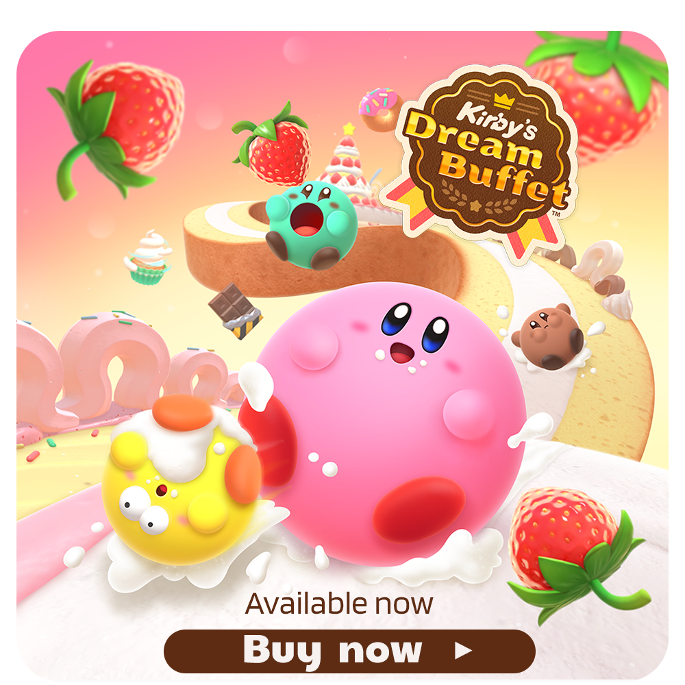 Kirby's Dream Buffet - Nintendo Switch (No Game Cards / Only Digital Code)