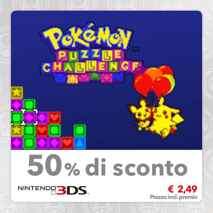 Sconto del 50% su Pokémon Puzzle Challenge (Virtual Console GBC)