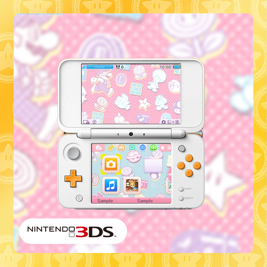 Nintendo 3ds on sale theme codes